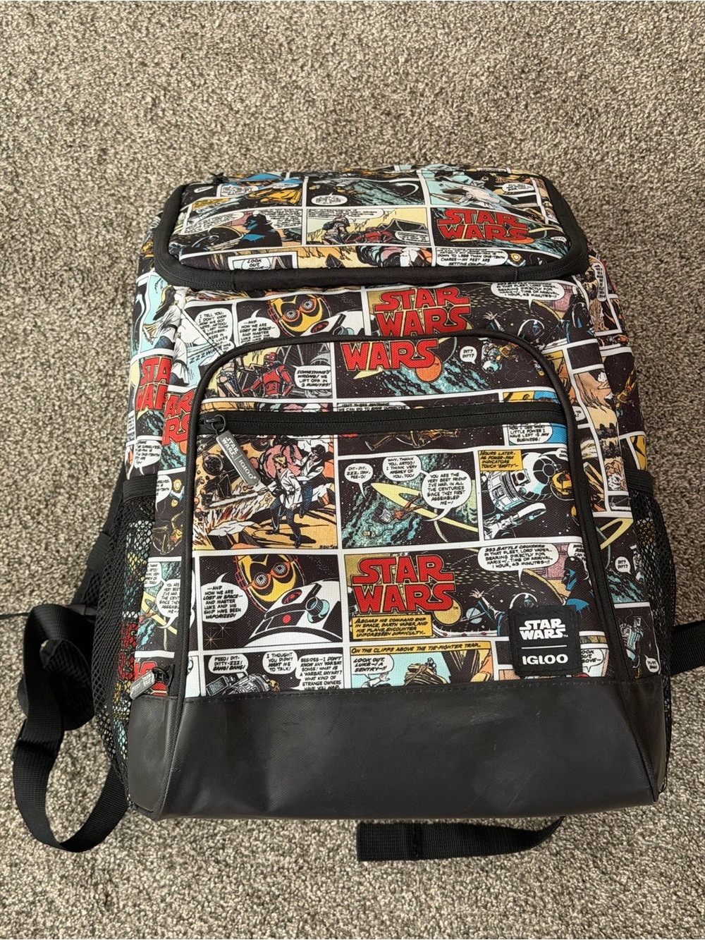 Igloo Star Wars Comic Cooler Backpack - Black Multi